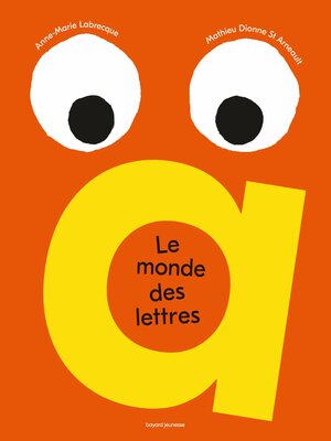 cover image of Le monde des lettres